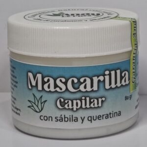 Mascarilla capilar queratina con pulpa de sábila