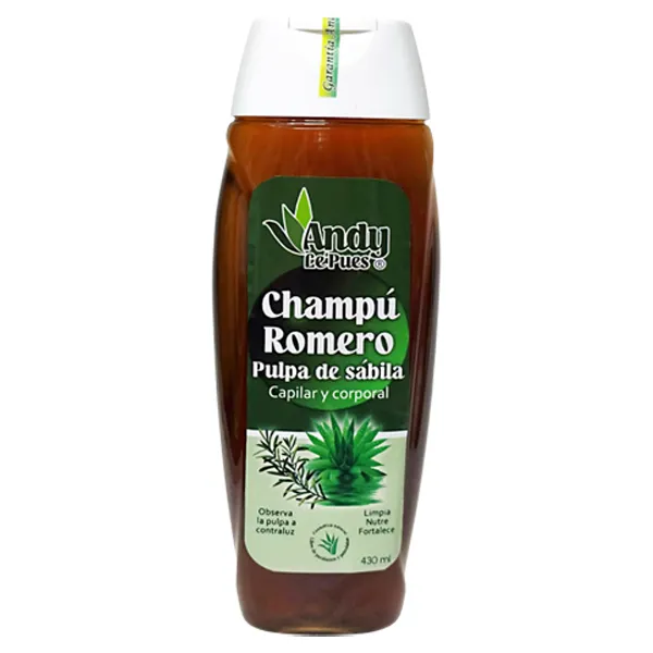 Champú Pulpa de Sábila con Romero
