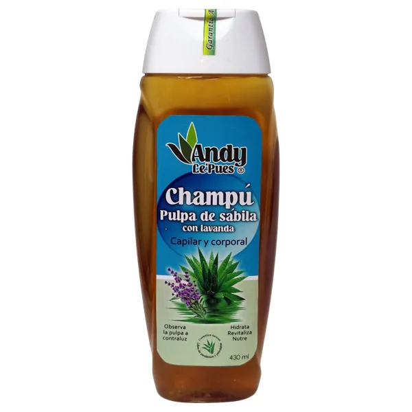 Champú Pulpa de Sábila con Lavanda