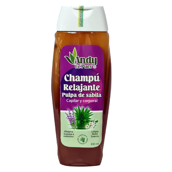 Champú Relajante con pulpa de sábila