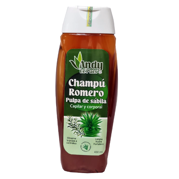 Champú Pulpa de sábila y romero