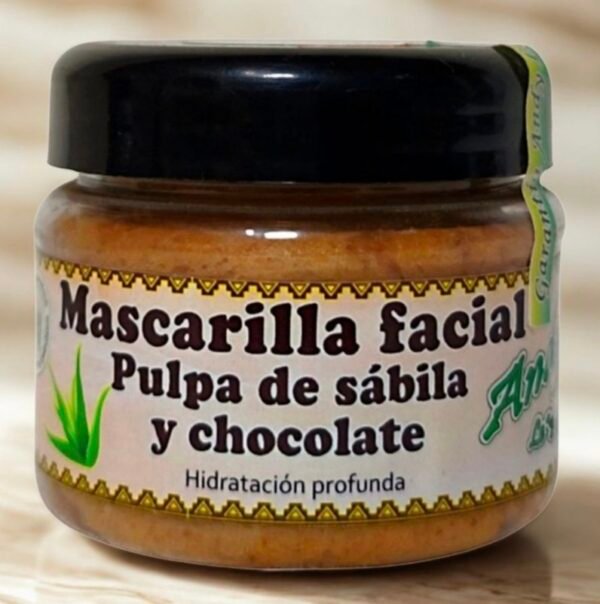 Mascarilla Facial de Sábila y Chocolate