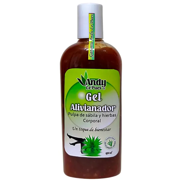 Gel Alivianador Herbal con Pulpa de Sábila