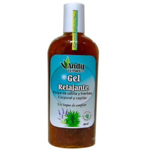 Gel Relajante Herbal con Pulpa de Sábila
