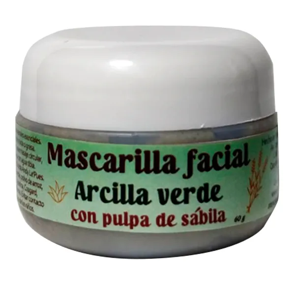 Mascarilla Facial de Sábila y Arcilla Verde