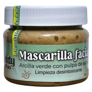 Mascarilla Facial Limpiadora de Pulpa de Sábila y Arcilla Verde