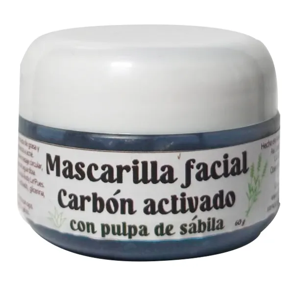 Mascarilla Facial Sábila y Carbón Activado