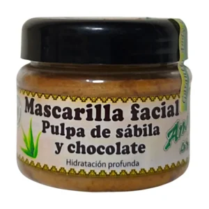 Mascarilla Facial Limpiadora de Pulpa de Sábila y Chocolate
