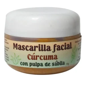 Mascarilla Facial de Sábila y Cúrcuma