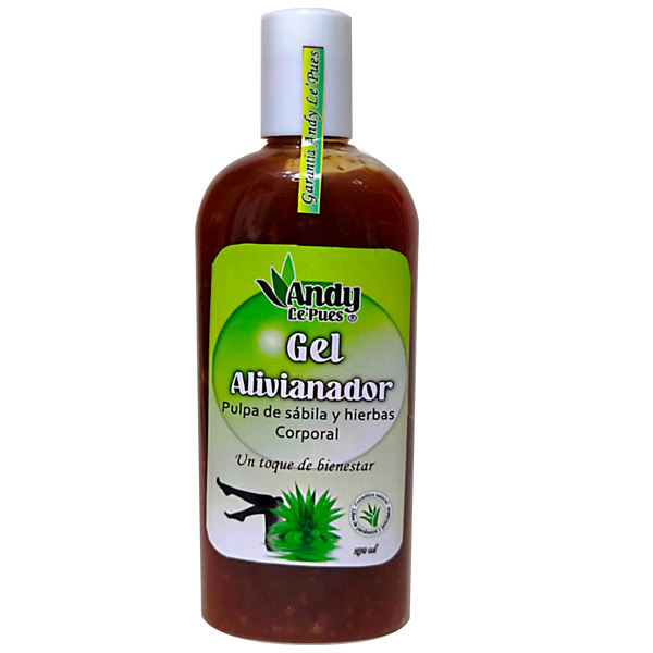 Gel Alivianador Herbal con Pulpa de Sábila