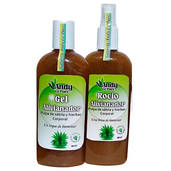Duo completo alivaiandor Dúo completo – Rocío Alivianador 250 ml + Gel Alivianador 250 g